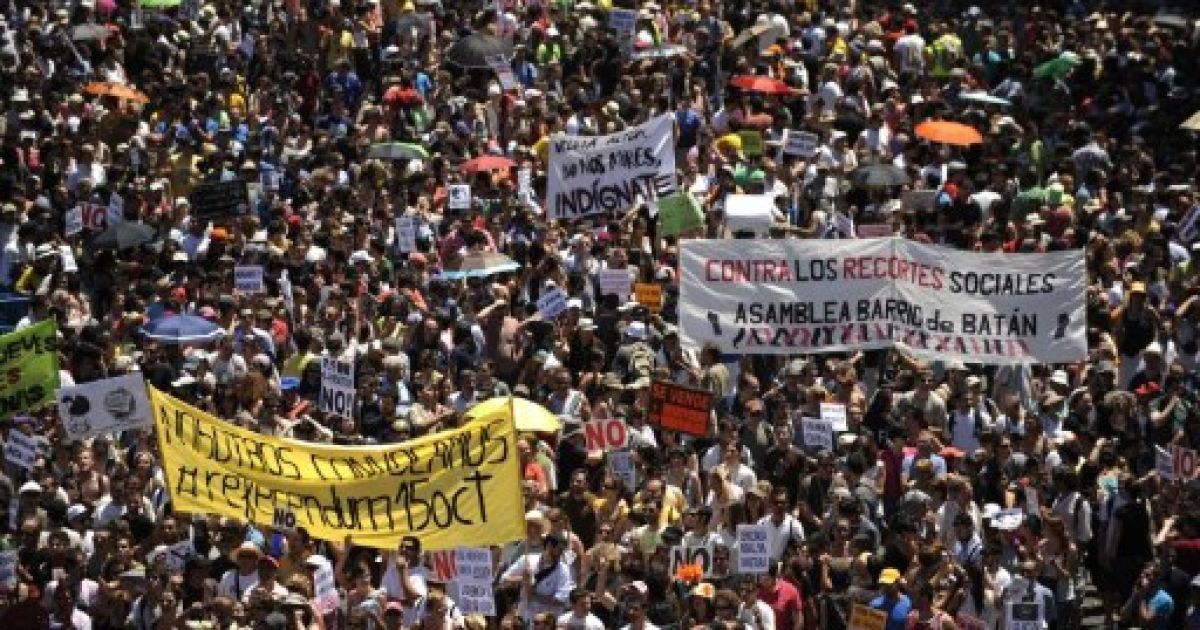 Акції протесту в Іспанії