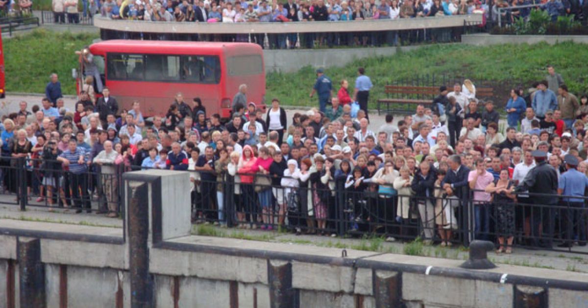 Катастрофа теплохода "Булгарія" на Волзі / © Мобильный репортер
