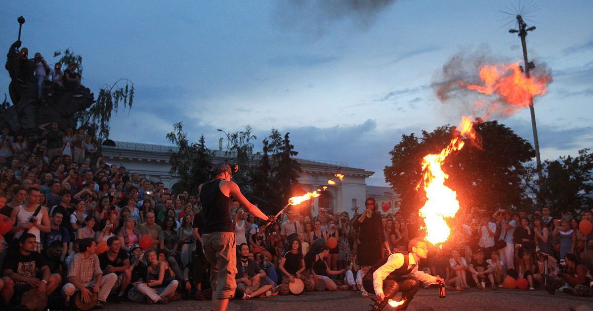 В Києві почався ювілейний 5-ий фестиваль вогню Kiev FIRE Fest 2011