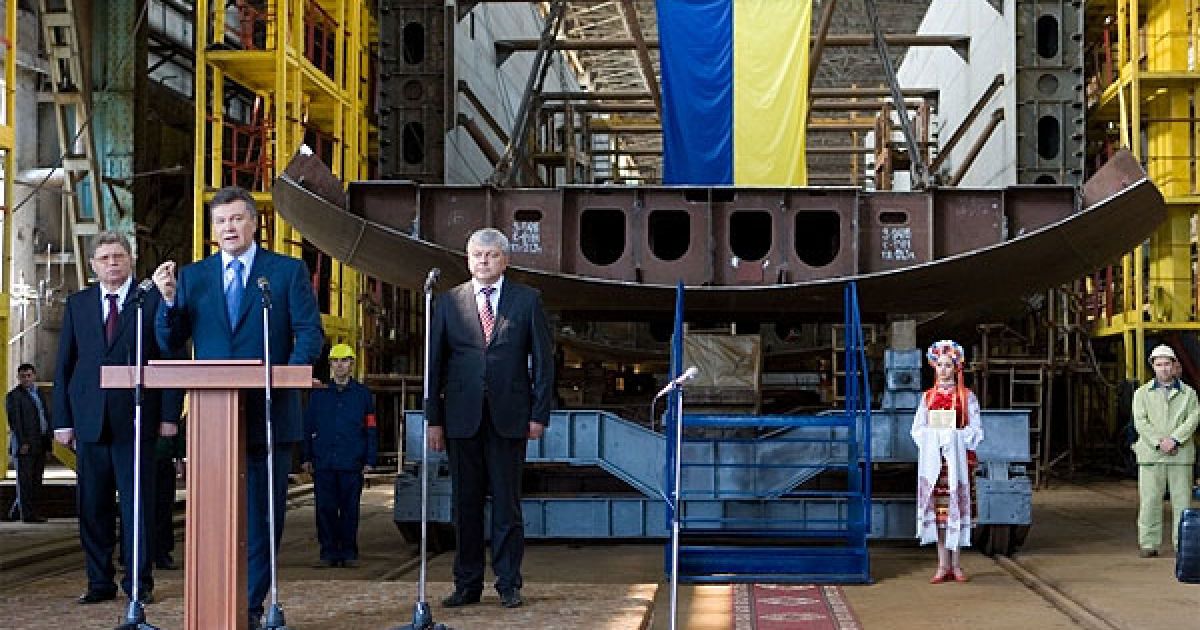 Миколаїв - місто корабелів, зазначив Віктор Янукович / © President.gov.ua