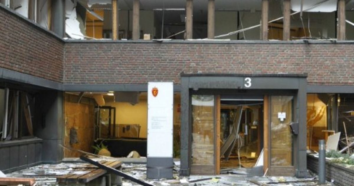 В результаті вибуху поруч з урядовою будівлею в столиці Норвегії Осло загинули семеро людей, 15 отримали поранення. / © AFP