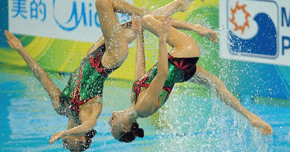Китай, Шанхай. Збірна Росії з синхронного плавання виборола золото на чемпіонаті світу FINA, який провели в Шанхаї. / © AFP