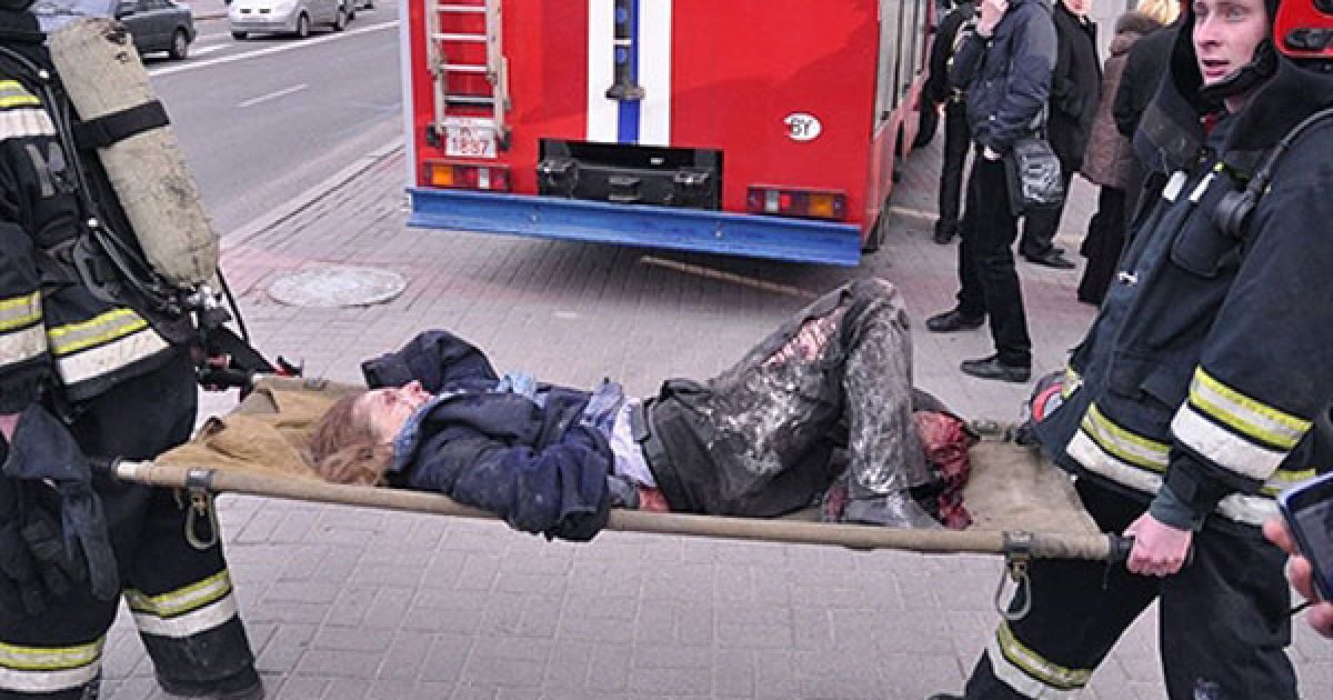 У мінському метро стався кривавий теракт, в результаті вибуху загинули 12 осіб. / © AFP