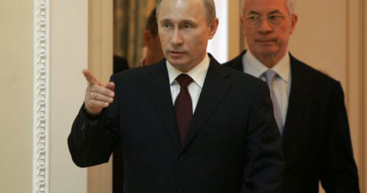 Прем&#039;єр-міністр Росії Володимир Путін зустрівся з прем&#039;єр-міністром Миколою Азаровим. / © УНІАН