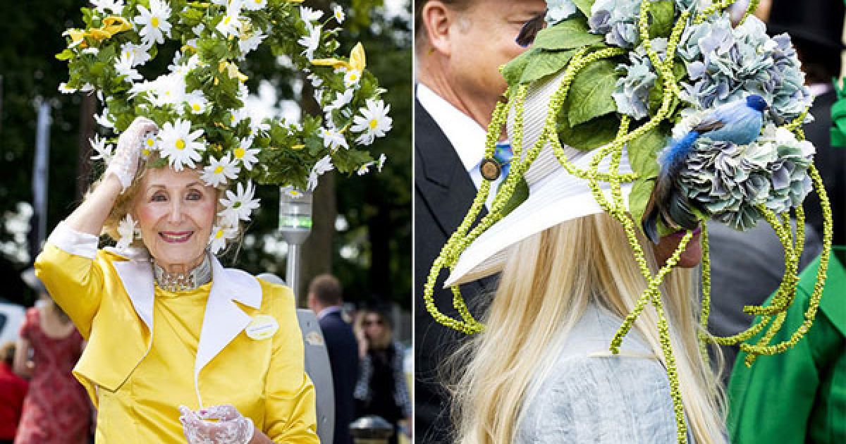 Щорічні королівські перегони Royal Ascot традиційно є святом модних капелюшків.