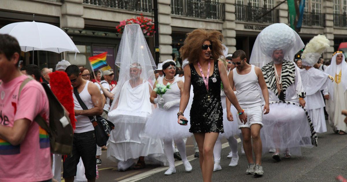 Щорічний гей-парад "Gay Pride 2011" в Лондоні зібрав більше мільйона глядачів. / © LJ moscowlondon