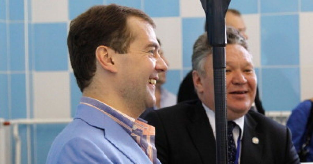 Президент РФ Дмитро Мєдвєдєв відвідав Татарстан / © AFP