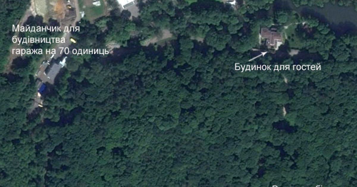 У Google Maps стало доступне зображення резиденції президента Віктора Януковича Межигір&#039;я станом на літо 2010 року. / © Українська правда