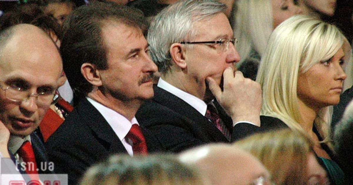 Голова КМДА Олександр Попов і Віталій Журавський.