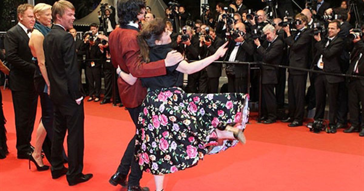 Акторський состав фільму шотландської режисерки Лінн Ремзі "Ми повинні поговорити про Кевіна" (We Need To Talk About Kevin) / © AFP