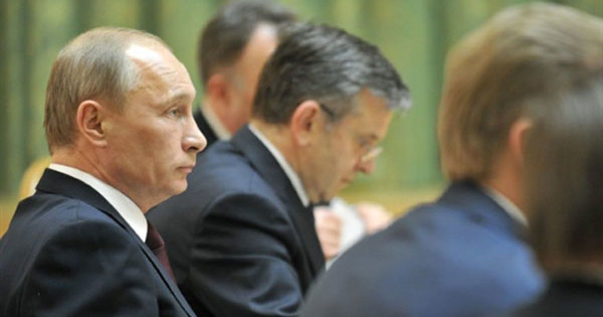 Прем&#039;єр-міністр Росії Володимир Путін зустрівся з прем&#039;єр-міністром Миколою Азаровим. / © AFP