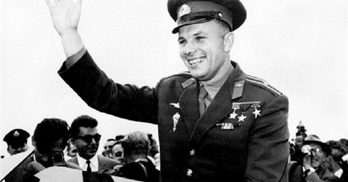 50 років тому, 12 квітня 1961 року, космічна ера людства почалась з польоту в космос першого землянина &mdash; Юрія Гагаріна. / © AFP
