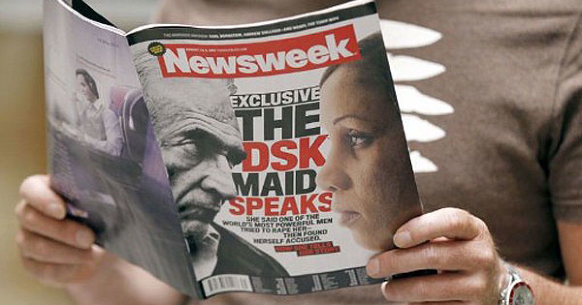 Франція, Париж. В американському журналі "Newsweek" вийшло інтерв&#039;ю з гвінейською покоївкою Нафіссату Діалло, яка звинувачує колишнього главу МВФ Домініка Стросс-Кана у сексуальному насильстві. Стросс-Кан був звільнений з-під домашнього арешту після того, як американські прокурори висловили сумніви у правдивості покоївки. / © AFP