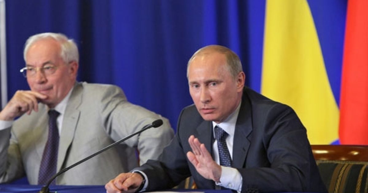 Микола Азаров та Володимир Путін