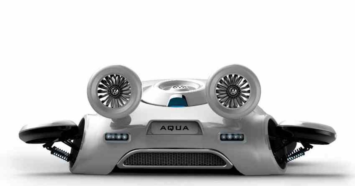 Німецький бренд Volkswagen розробив унікальний автомобіль Volkswagen Aqua, який може пересуватися не тільки по землі, але навіть по льоду і воді. / © www.volkswagenaqua.com