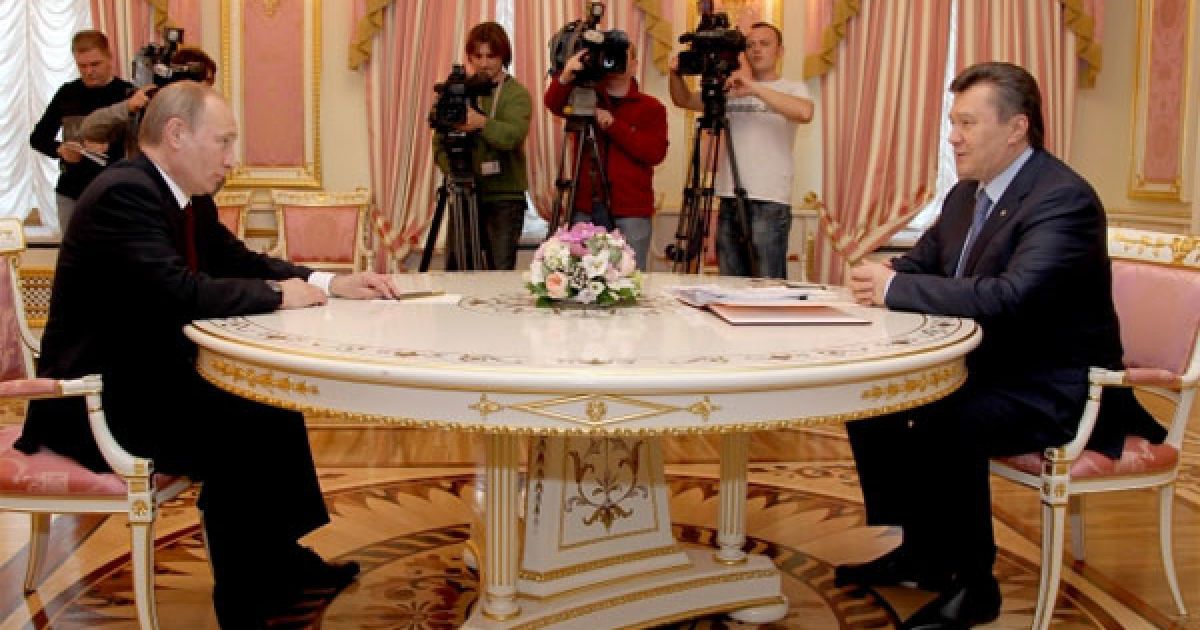 Прем&#039;єр-міністр Росії Володимир Путін зустрівся з президентом Віктором Януковичем. / © President.gov.ua