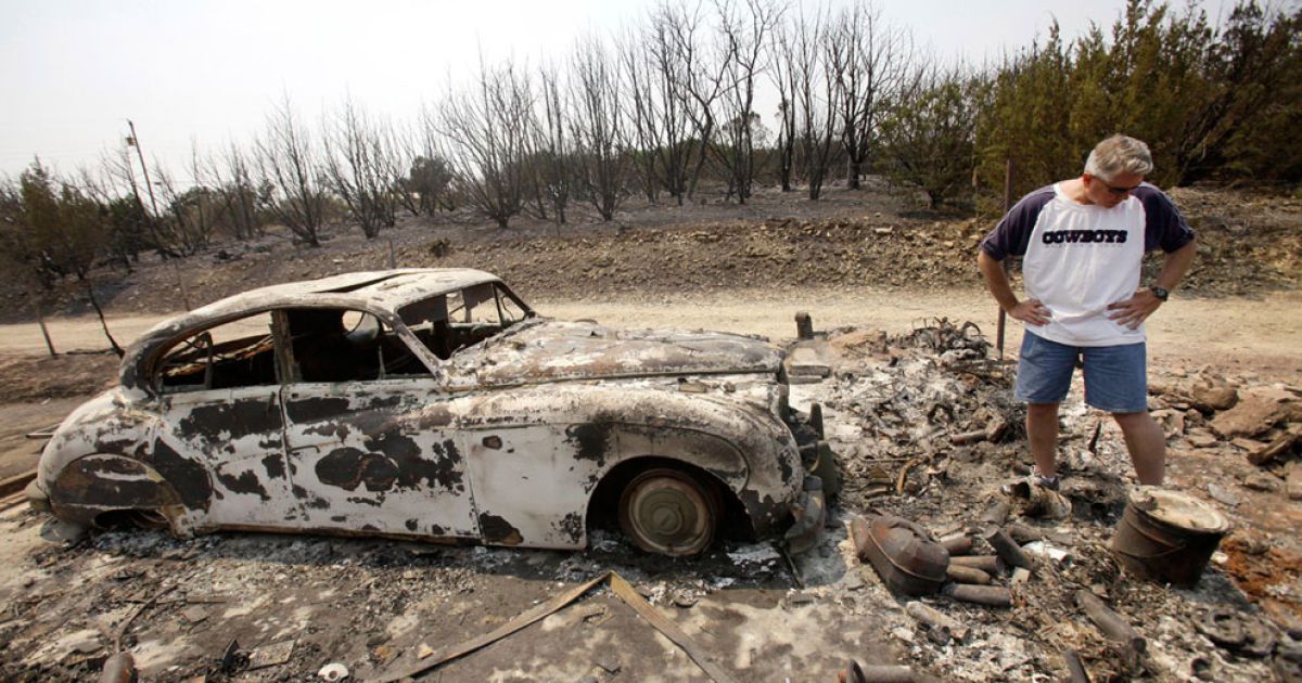 В штаті Техас вирують масштабні пожежі, викликані посухою та сильним вітром. / © AFP