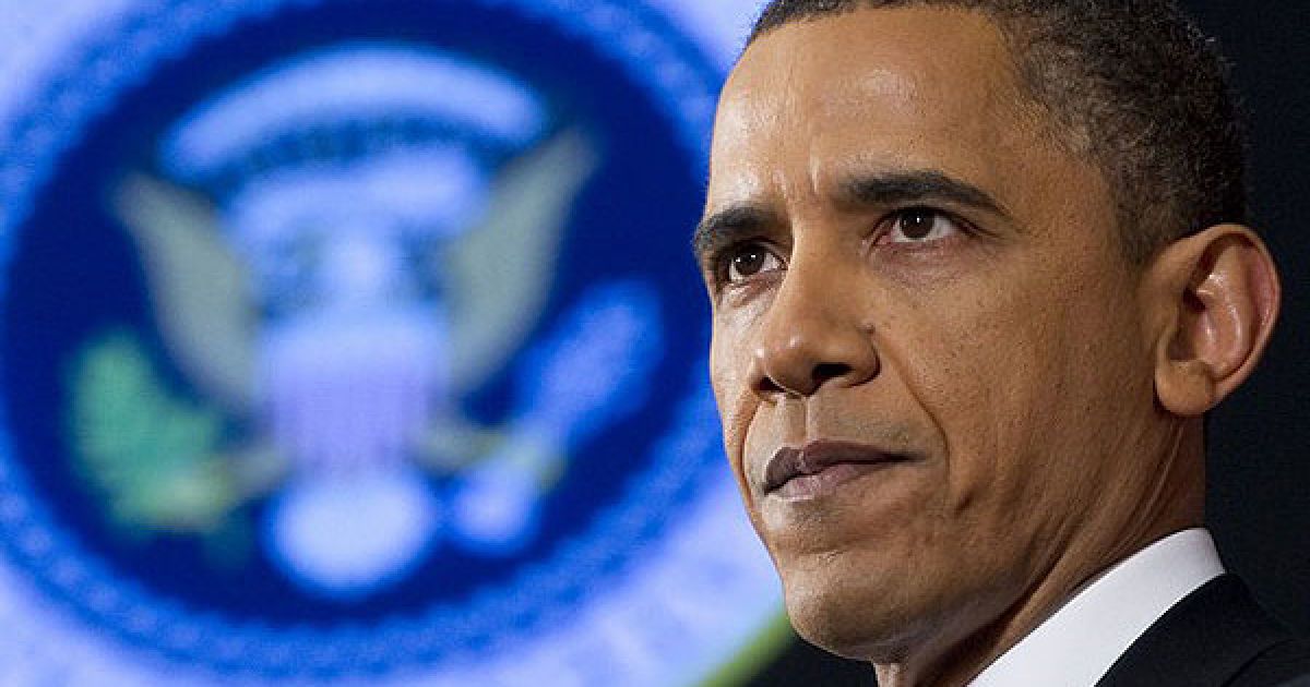 США, Вашингтон. Президент США Барак Обама говорить про роль США і НАТО у військовій операції проти Лівії під час виступу в Національному університеті оборони у Вашингтоні, округ Колумбія.