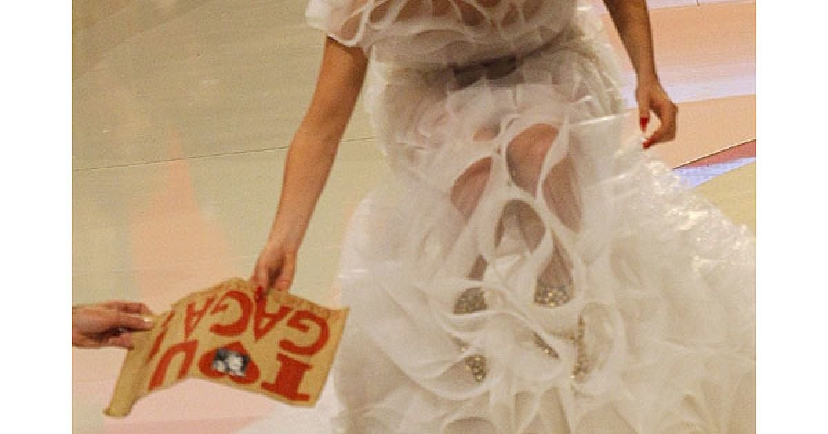 Американська співачка Lady GaGa взяла участь у німецькому шоу "Germany Next Top Model", яке відбулось в місті Кельн.