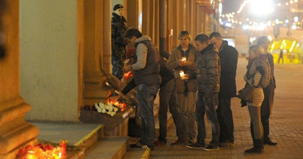 У Білорусі 13 квітня було оголошено Днем жалоби за жертвами теракту в мінському метро. / © AFP
