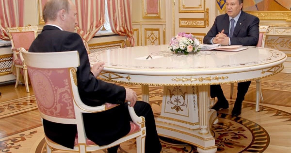 Прем&#039;єр-міністр Росії Володимир Путін зустрівся з президентом Віктором Януковичем. / © President.gov.ua