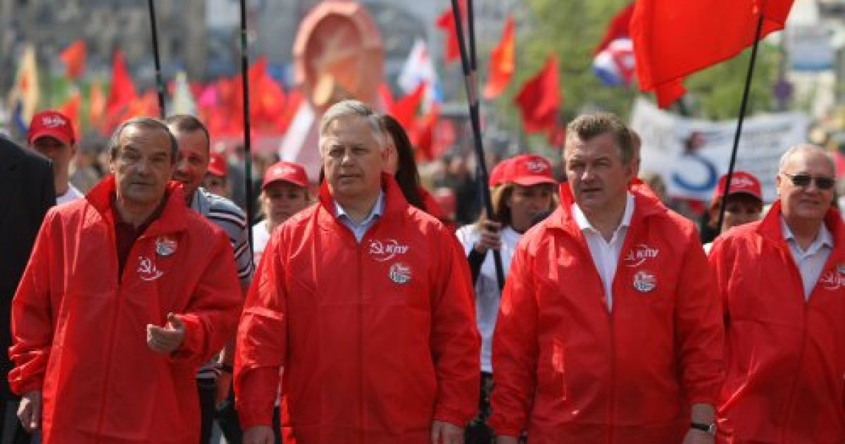 Марш комуністів на 1 травня / © УНІАН