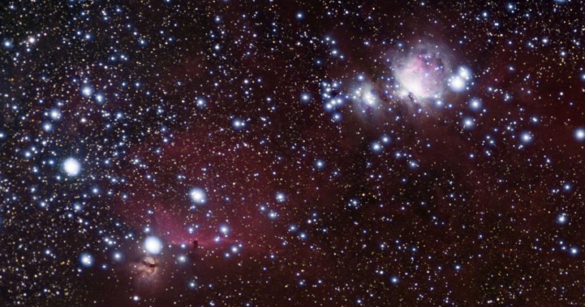 В результаті, Райсінгер отримав зображення роздільною здатністю в 5000 мегапікселів, на якому показані всі планети і зірки у своїх справжніх природних кольорах. / © skysurvey.org