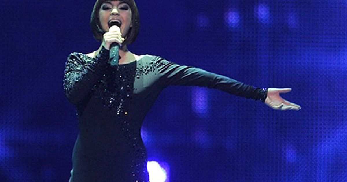 Надін Байлер (Австрія) з піснею "The Secret Is Love" / © AFP