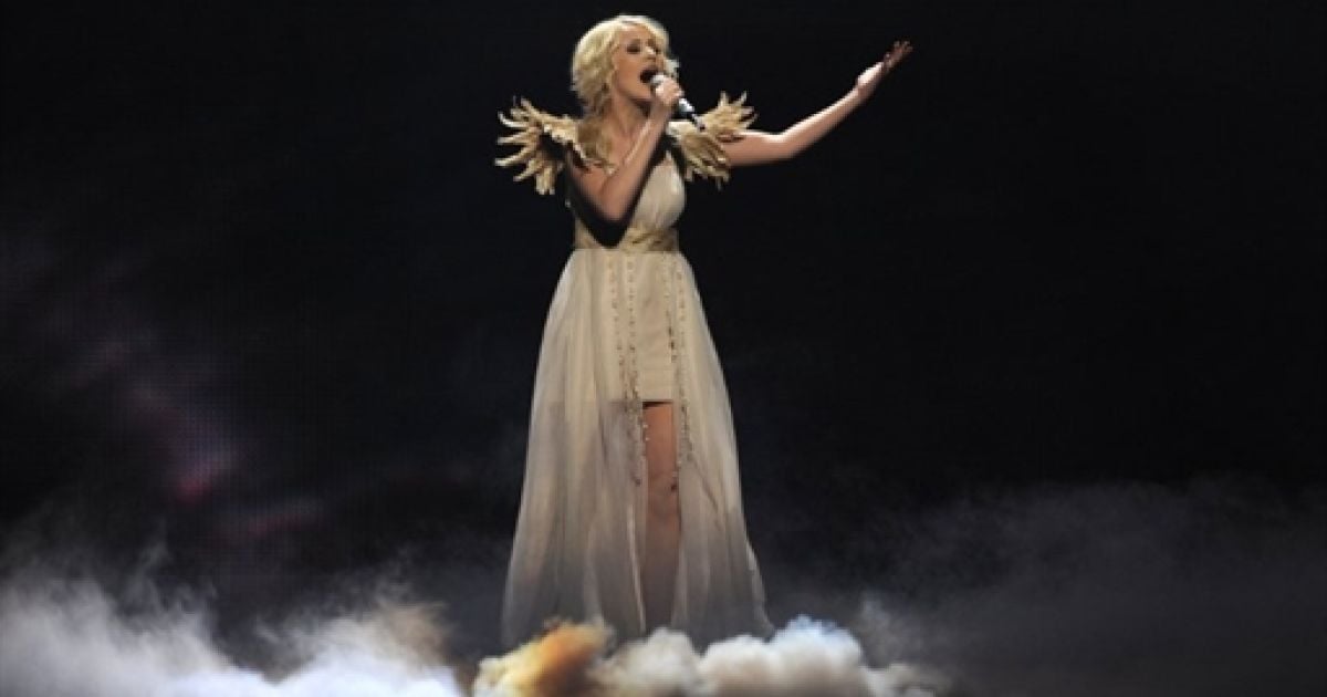 Міка Ньютон з піснею "Angel" зайняла на конкурсі "Євробачення-2011" четверте місце. / © AFP