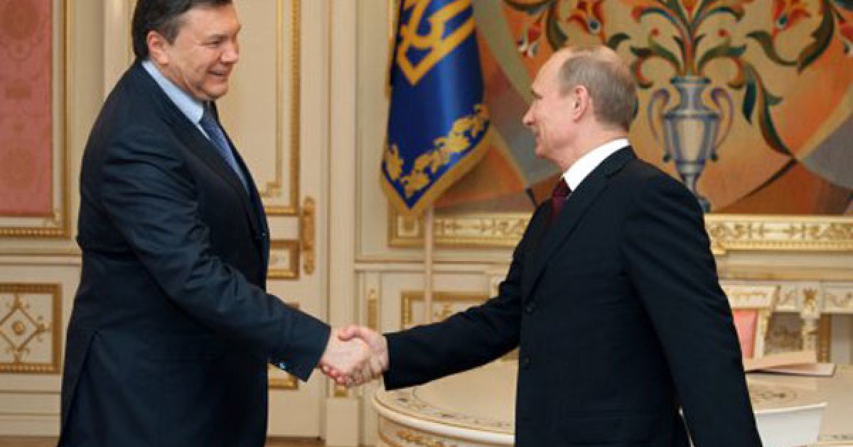 Прем&#039;єр-міністр Росії Володимир Путін зустрівся з президентом Віктором Януковичем. / © УНІАН