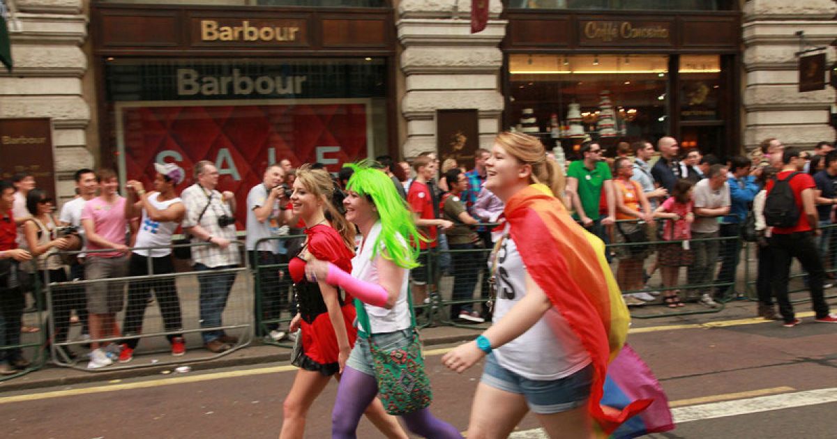 Щорічний гей-парад "Gay Pride 2011" в Лондоні зібрав більше мільйона глядачів. / © LJ moscowlondon