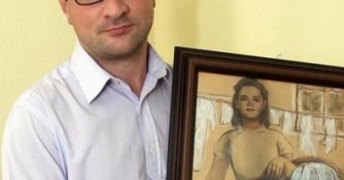 Томаш каже, що на картині зображена дівчина його мрії