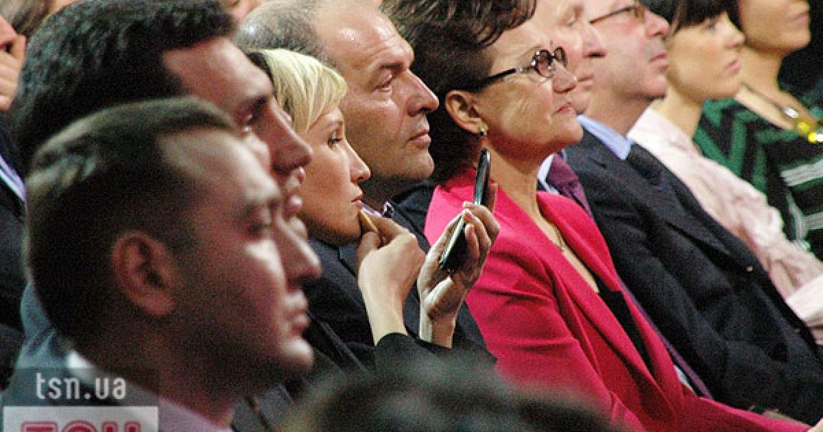 Леонід Данилович з дружиною, зятем і дочкою.