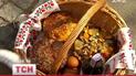Огромная корзина для пасхальных даров