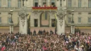 Первый поцелуй молодоженов Принца Уильяма и Кетрин Миддлтон