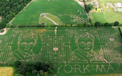 У Британії створено найбільший лабіринт Європи - "кукурудзяний портрет" Гаррі Поттера