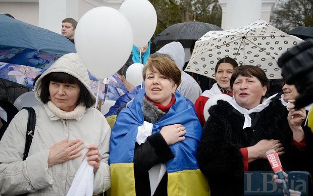 В Симферополе поддержали единстве Украины / © Kassandra