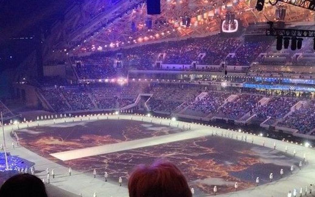 Репетиция церемонии открытия Олимпиады в Сочи / © twitter.com/adagamov