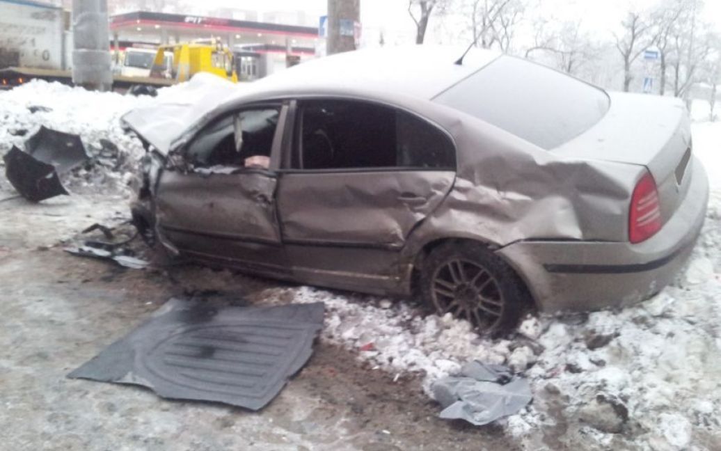 Разбитая машина Майкона / © 62.ua