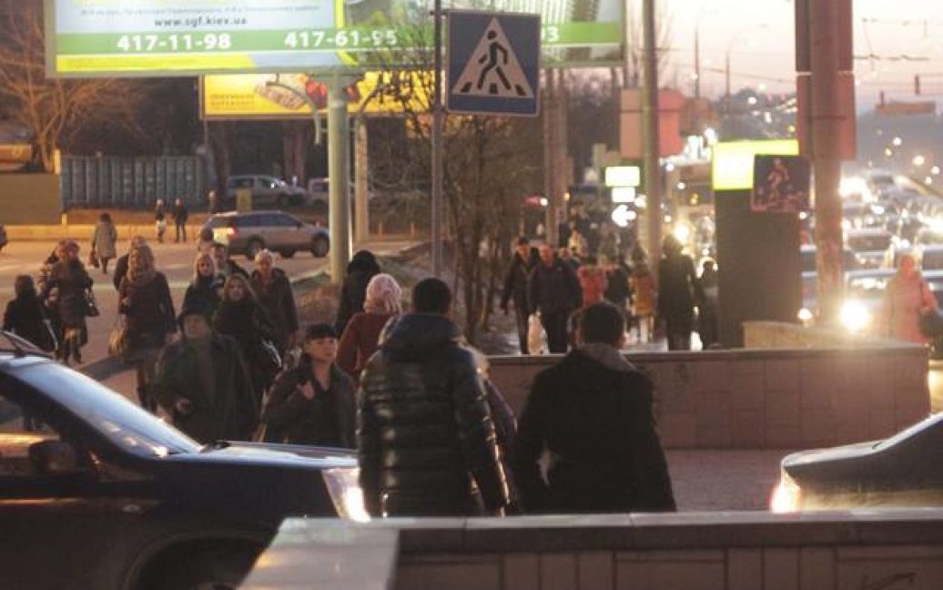 В Киеве ажиотаж на маршрутки из-за остановки метро / © arklatexhomepage.com