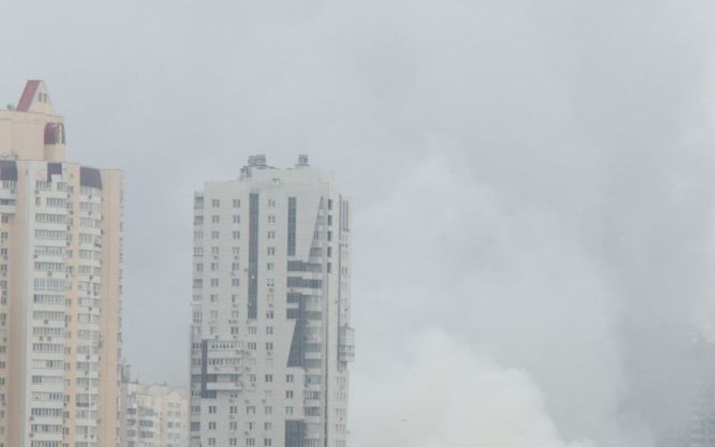 Позняки утром были в дыму / © euronews.com