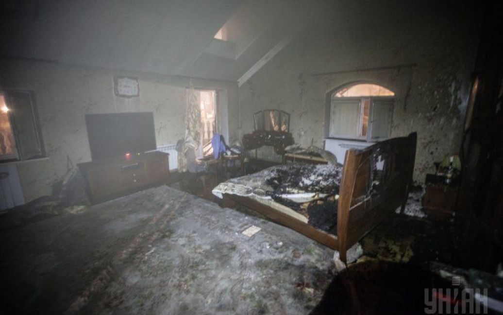 Дом сына Симоненко подожгли неизвестные / © УНІАН