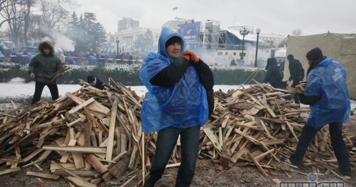 Прихильники регіоналів повернулися у Маріїнський парк / © УНІАН