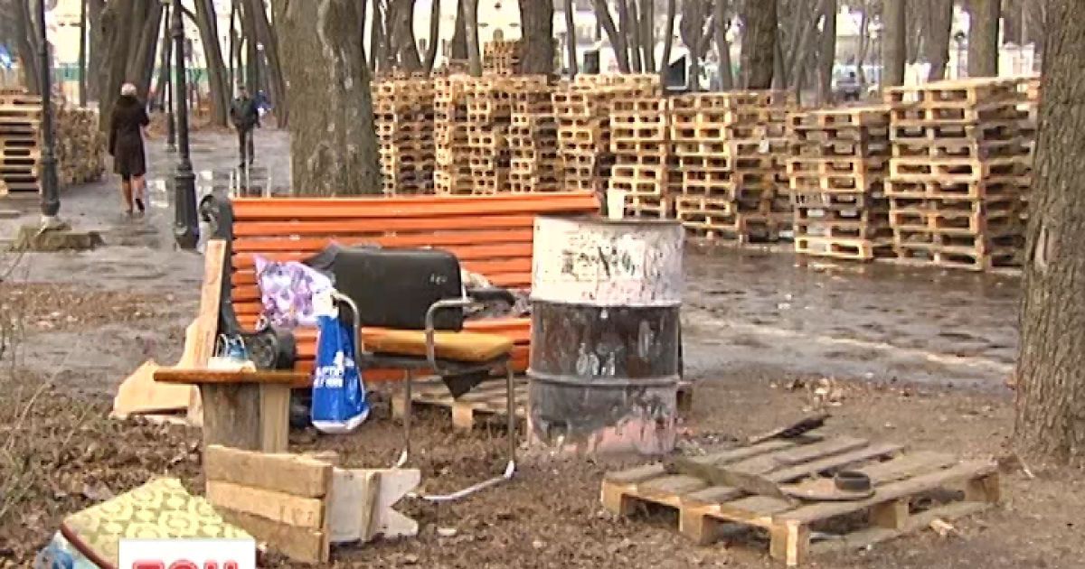 Комунальники вичищатимуть Маріїнський парк за гроші організаторів Антимайдану