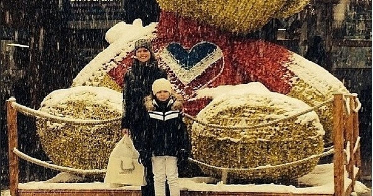 Фреймут с дочкой отдыхает в Альпах