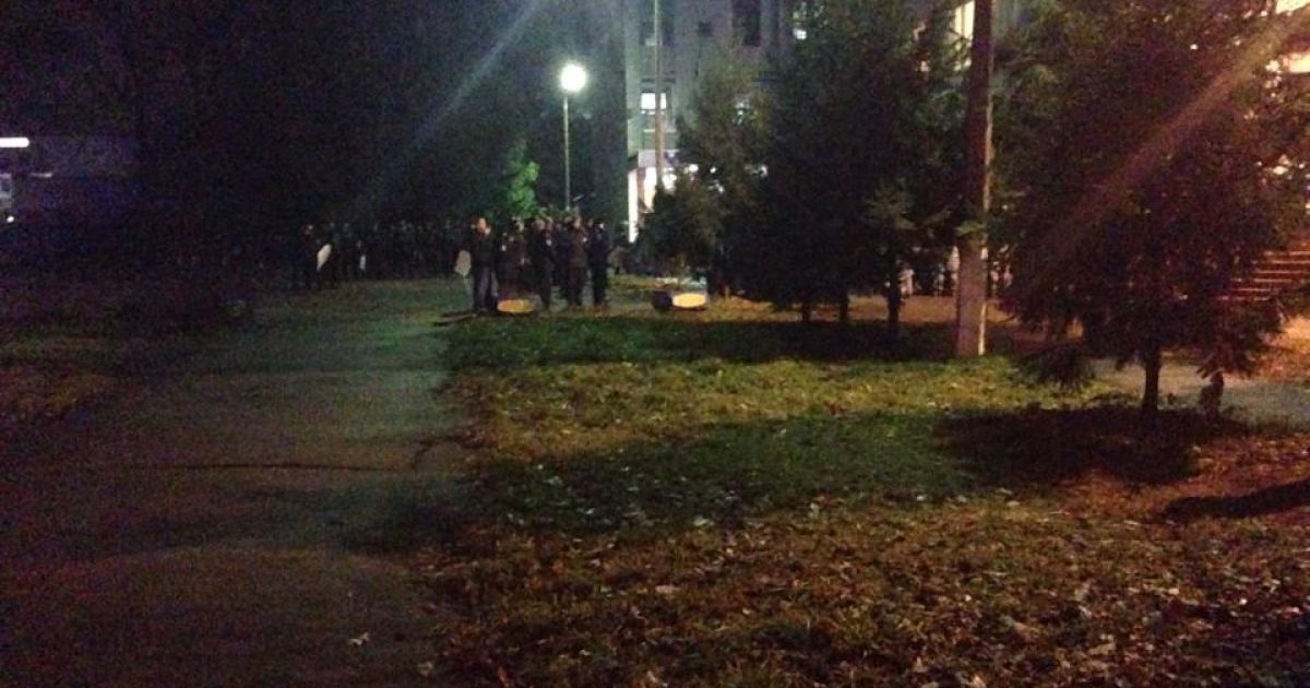 Протистояння "Беркуту" та активістів Євромайдану. Фото Григорія Жигалова / © ТСН.ua