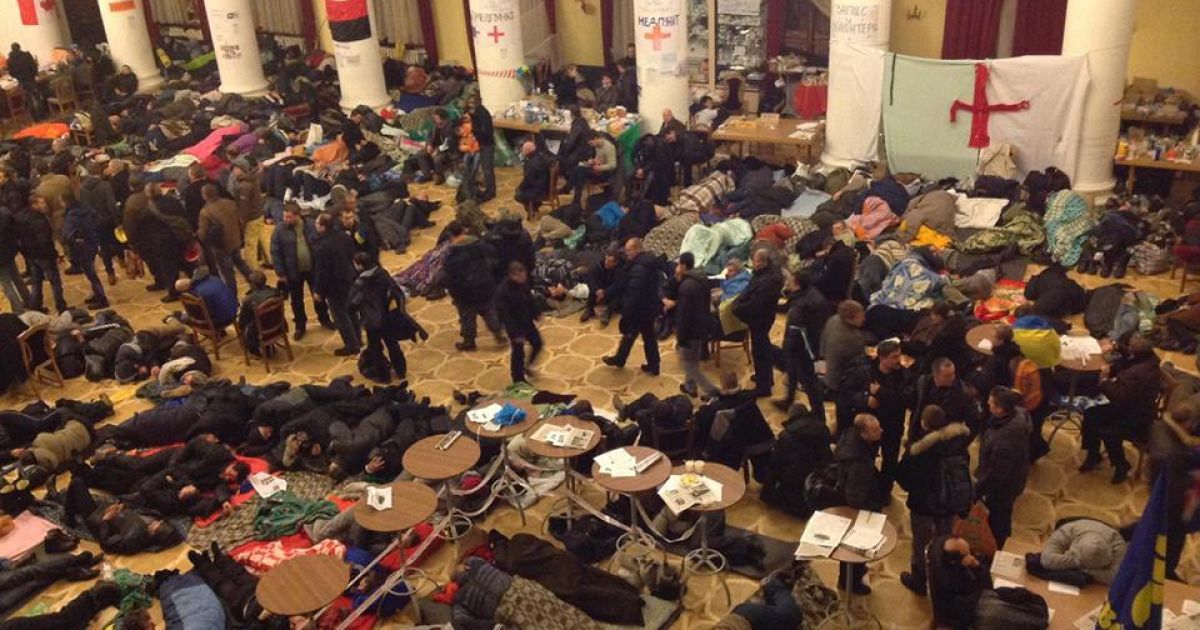 Будівлю київської мерії з 1 грудня захоплено мітингувальниками