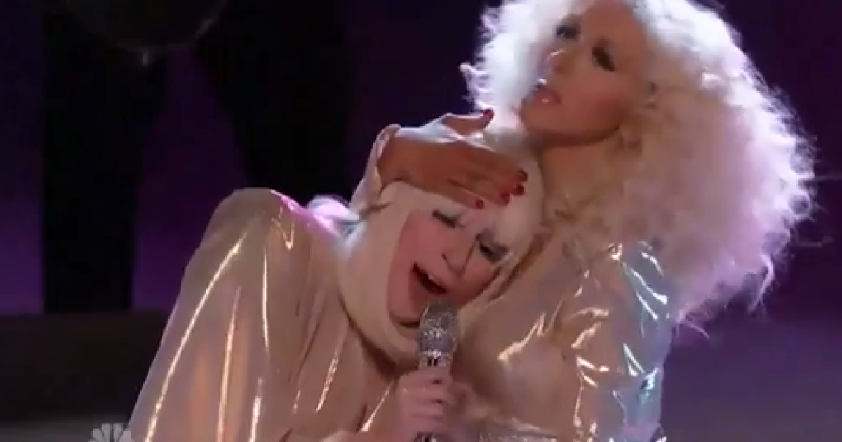 Агілера та Леді Гага заспівали разом