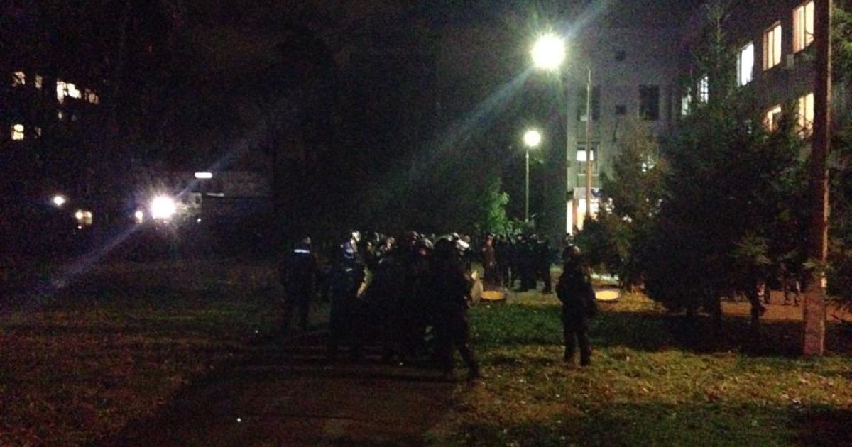 Протистояння "Беркуту" та активістів Євромайдану. Фото Григорія Жигалова / © ТСН.ua