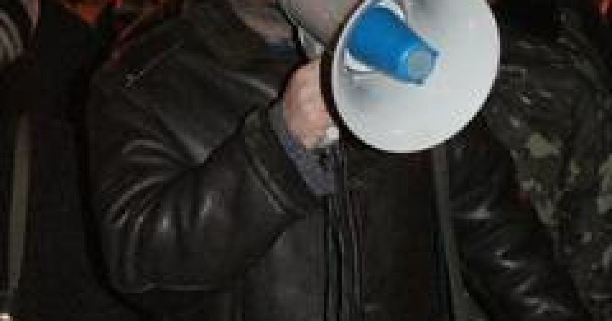 Активіста побили після мітингу